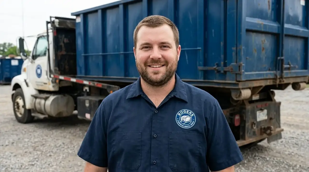 Rogers Dumpster Rental Group driver