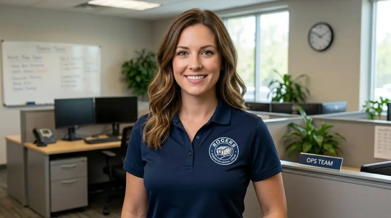Rogers Dumpster Rental Group dispatch and office team member