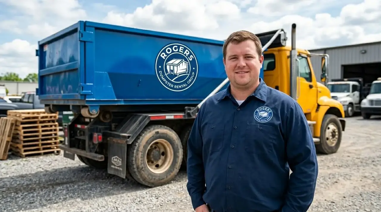Rogers Dumpster Rental Group driver